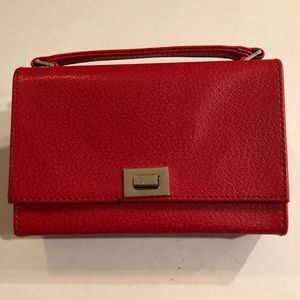 Small red vintage party purse.
